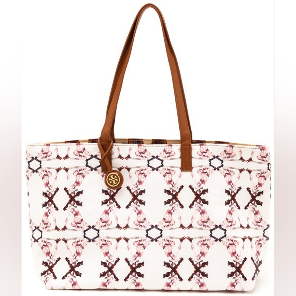 TORY BURCH X BORN FREE REVERSIBLE CANVAS TOTE